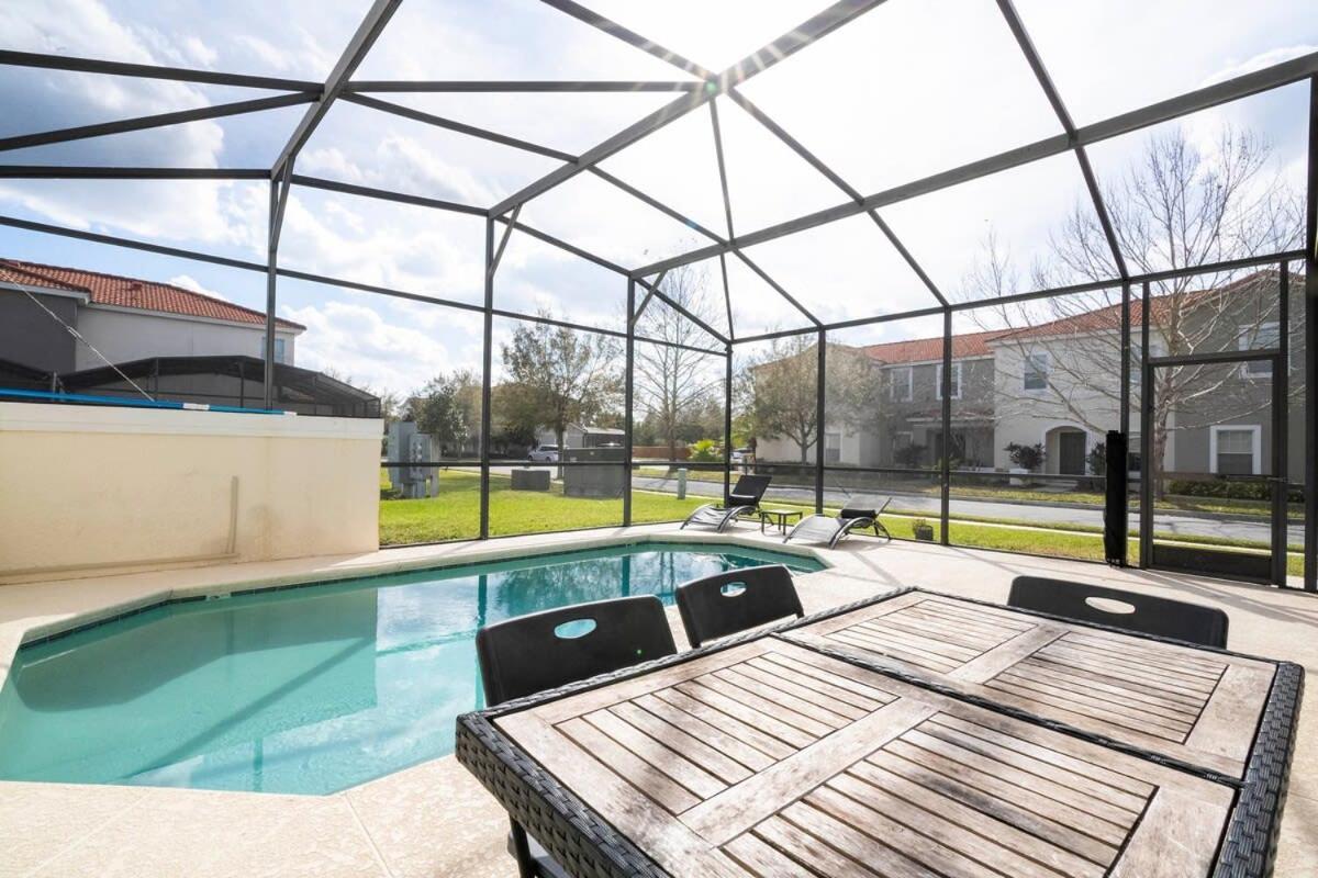 Four Bedroom W/ Screened Pool Close To Disney 4572 Kissimmee Esterno foto