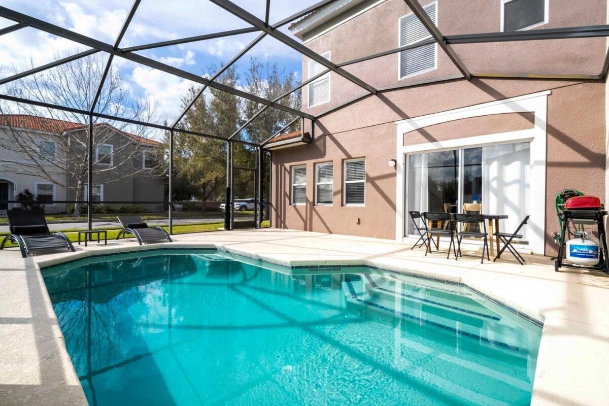 Four Bedroom W/ Screened Pool Close To Disney 4572 Kissimmee Esterno foto